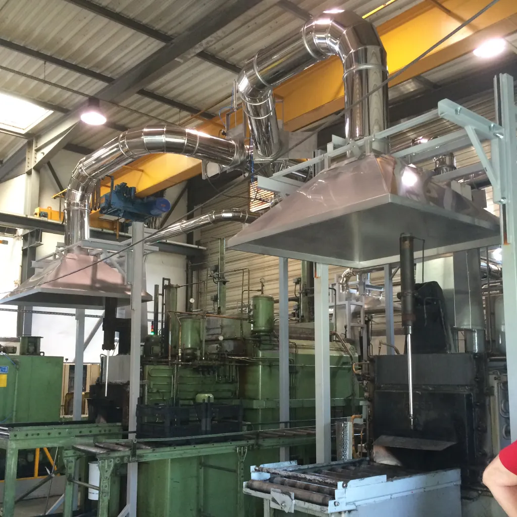Installation d'une Hotte Aspirante Industrielle WATTOHM